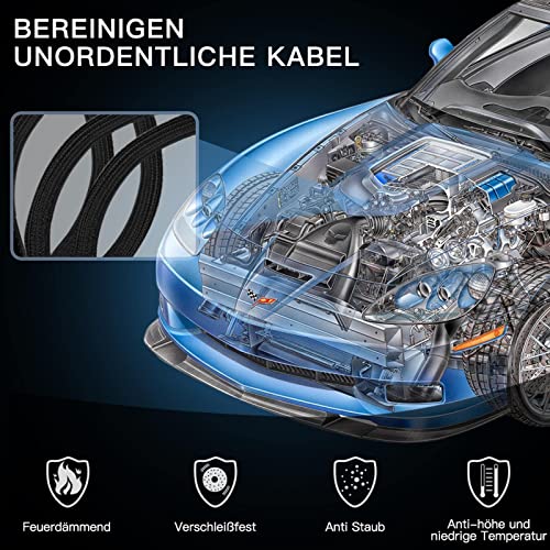 AGPTEK 3m Kabelschlauch, 12-20mm