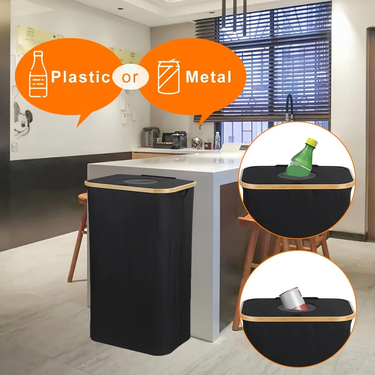 Empty Bottle Storage Basket Wastewater Bottle Collection Bag Folding Storage Bag for Bottle Organizer Recyclable Bottle Tote Bag